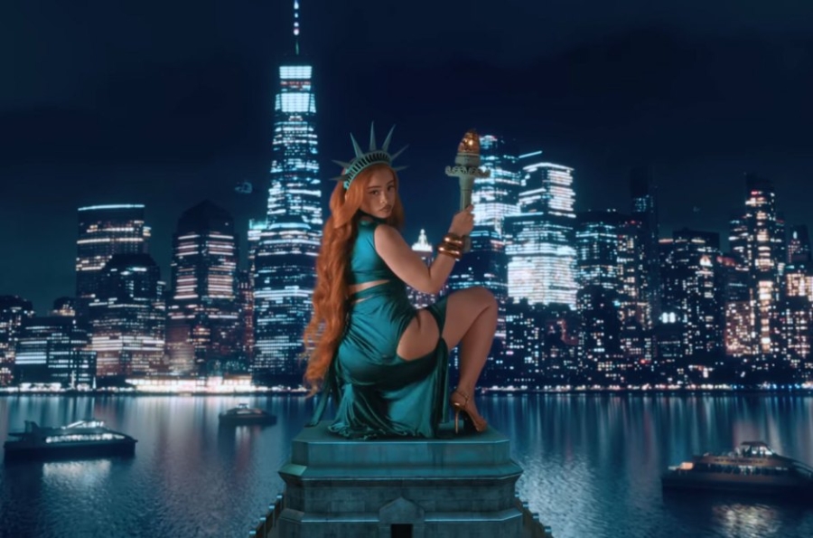 ice spice statue of liberty video youtube